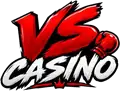 VSCasino logotips ar sarkanu boksa cimdu